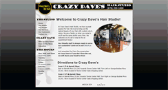 Desktop Screenshot of crazydaveshairstudio.com