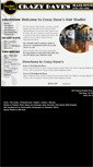 Mobile Screenshot of crazydaveshairstudio.com